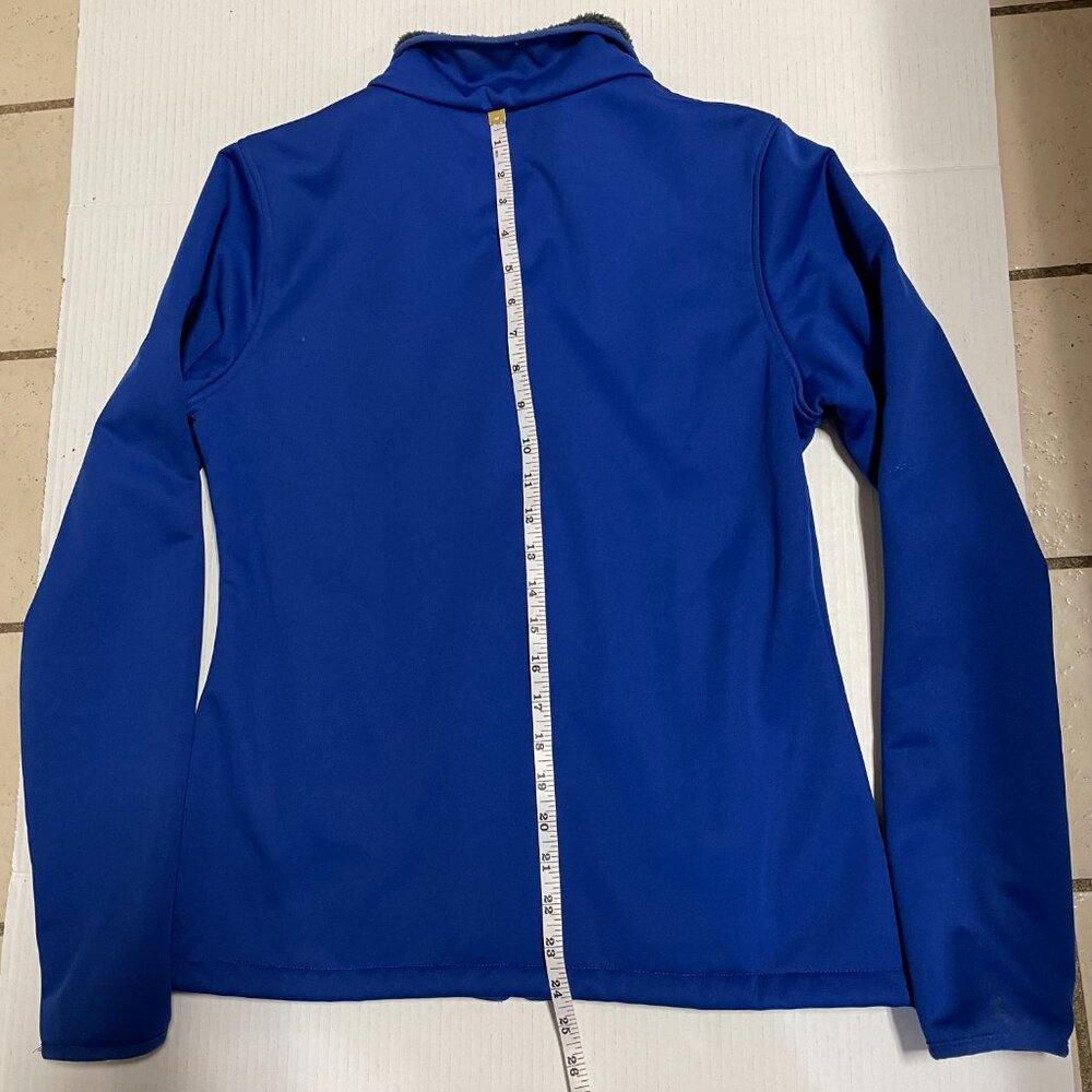 Reebok Full Zip Fleece Jacket Bright Blue Size XS - Picture 10 of 12